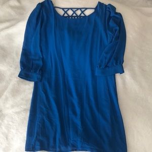 Blue dress